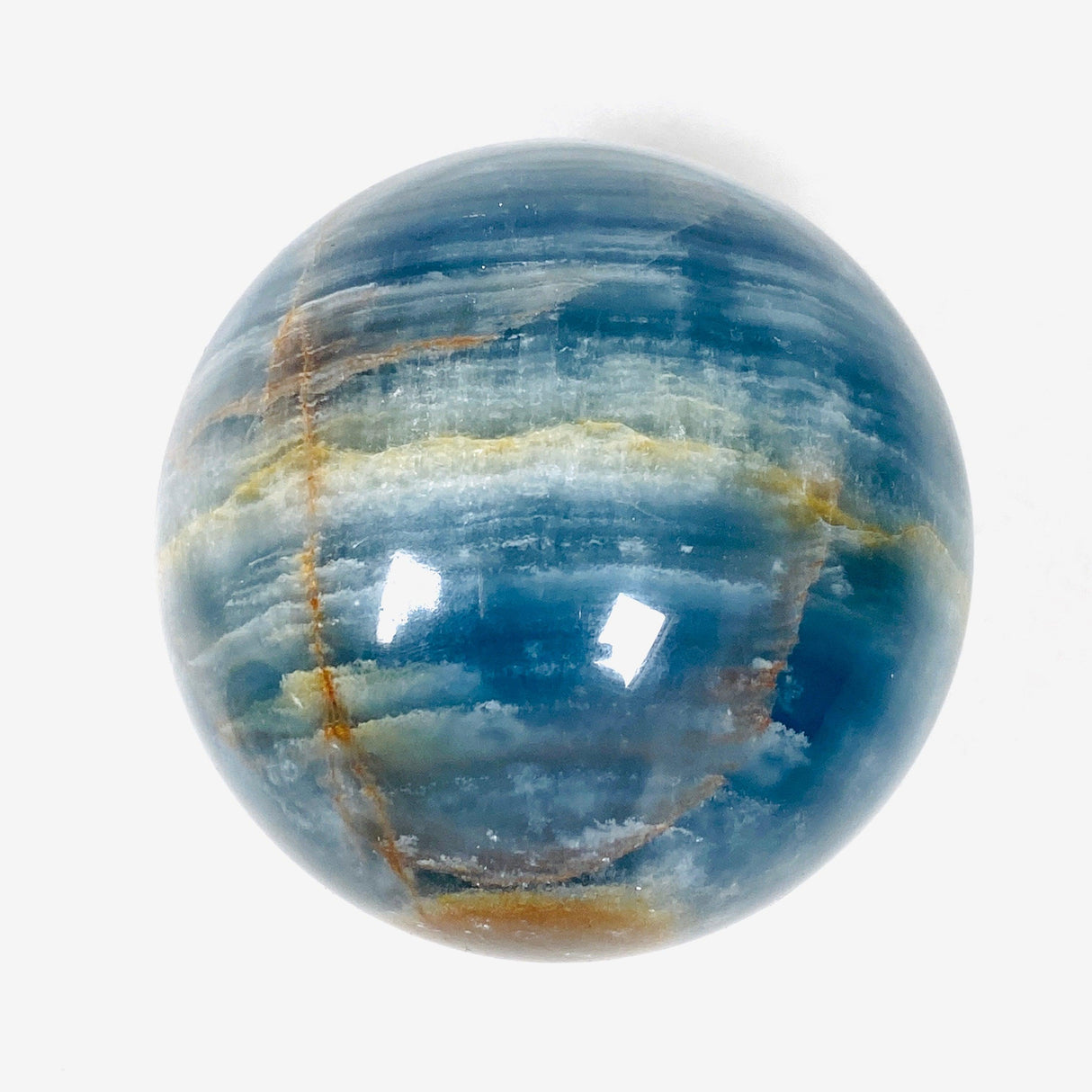 Blue Onyx Sphere BXS-04 - Nature's Magick