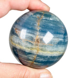 Blue Onyx Sphere BXS-04 - Nature's Magick