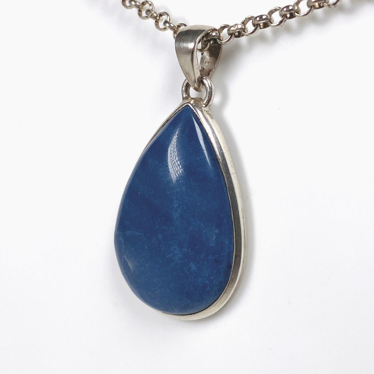 Blue Opal teardrop pendant PPGJ399 - Nature's Magick