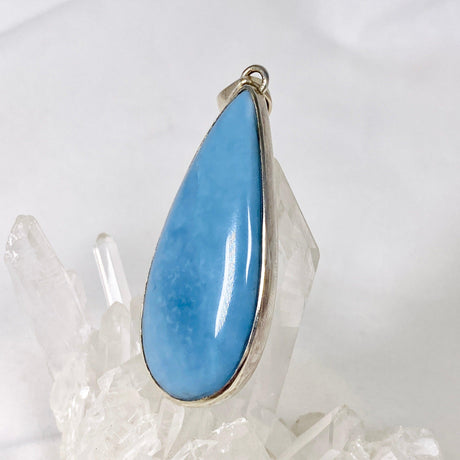 Blue Owyhee Opal teardrop pendant KPGJ1138 - Nature's Magick
