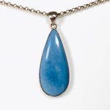 Blue Owyhee Opal teardrop pendant KPGJ1138 - Nature's Magick