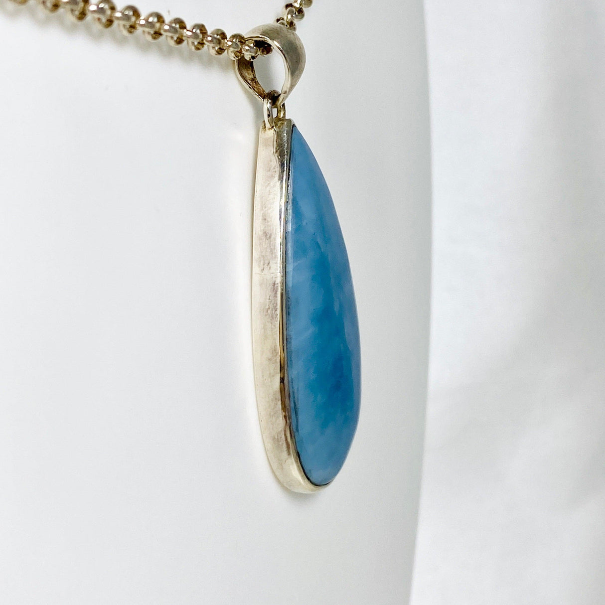 Blue Owyhee Opal teardrop pendant KPGJ1138 - Nature's Magick