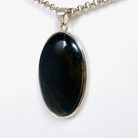 Blue Tigers Eye Oval Pendant KPGJ4202 - Nature's Magick