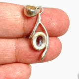 Blue Topaz Faceted Oval Pendant BTP-110