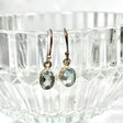 Blue Topaz petite oval faceted earrings R2363-BTO - Nature's Magick