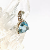 Blue Topaz Trillion Faceted Pendant PPGJ1246