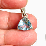 Blue Topaz Trillion Faceted Pendant PPGJ1246
