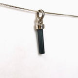 Blue Tourmaline Raw Crystal Pendant PPGJ1192