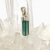 Blue Tourmaline Raw Crystal Pendant PPGJ1193