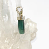 Blue Tourmaline Raw Crystal Pendant PPGJ1193