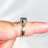 Blue Tourmaline Raw Ring Size 7.5 PRGJ355 - Nature's Magick