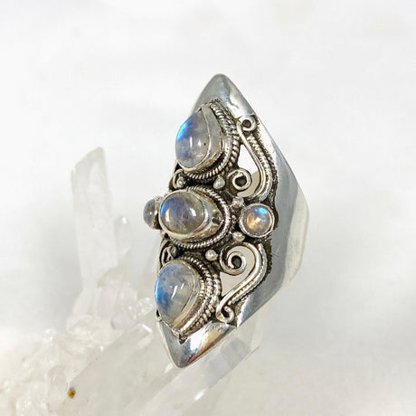 Boho Style Moonstone Multi-Stone Ring Size 8.5 R4068 - Nature's Magick