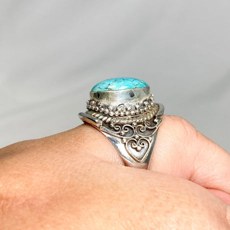 Boho Style Turquoise Ring KRGJ3244 - Nature's Magick