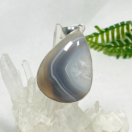 Botswana Agate teardrop pendant KPGJ3567 - Nature's Magick