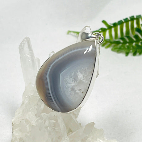 Botswana Agate teardrop pendant KPGJ3567 - Nature's Magick