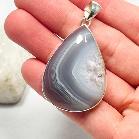 Botswana Agate teardrop pendant KPGJ3567 - Nature's Magick