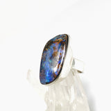 Boulder Opal Freeform Cabochon Ring Size 8 PRGJ1036