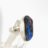 Boulder Opal Freeform Cabochon Ring Size 8 PRGJ1036