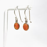 Carnelian Oval Cabochon Earrings PEGJ403