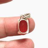 Carnelian Oval Faceted Pendant PPGJ1301