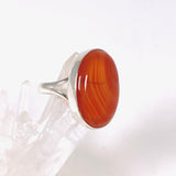 Carnelian oval ring s.9 KRGJ2861 - Nature's Magick