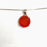 Carnelian Round Faceted Pendant PPGJ1302