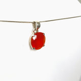 Carnelian Round Faceted Pendant PPGJ1302
