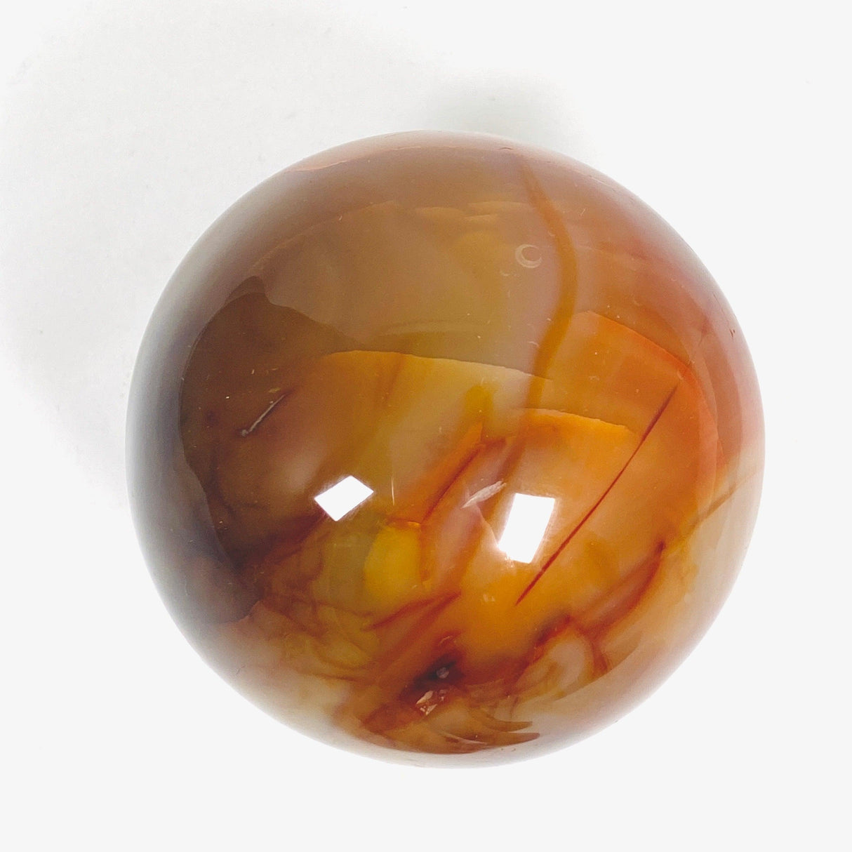 Carnelian sphere CAS-01 - Nature's Magick