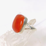 Carnelian square ring s.9 KRGJ2869 - Nature's Magick