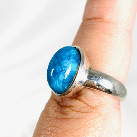 Cavansite Oval Ring Size 9 PRGJ388 - Nature's Magick