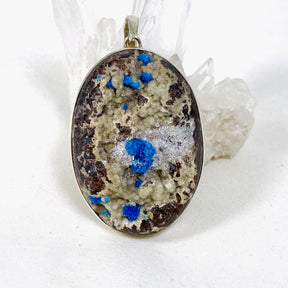 Cavansite Raw Oval Pendant PPGJ594 - Nature's Magick