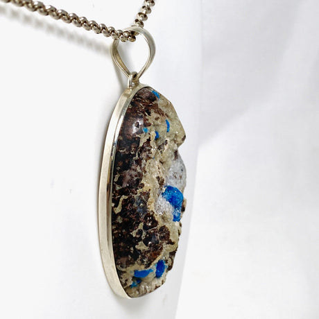 Cavansite Raw Oval Pendant PPGJ594 - Nature's Magick