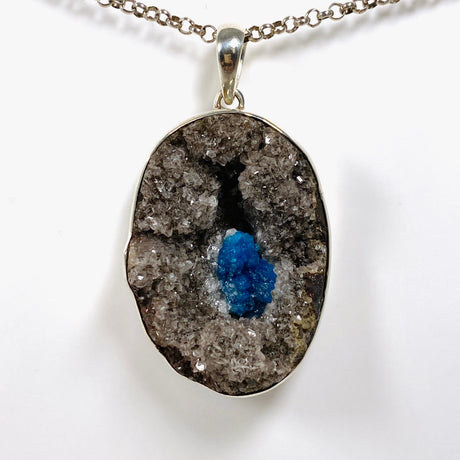 Cavansite Raw Oval Pendant PPGJ595 - Nature's Magick