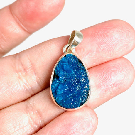 Cavansite Raw Teardrop Pendant PPGJ646 - Nature's Magick