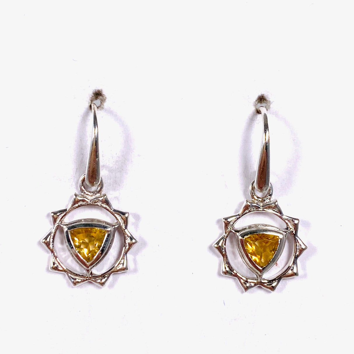 Chakra Earring with faceted gemstones - Nature's Magick