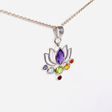 Chakra Lotus Pendant G2187 - Nature's Magick