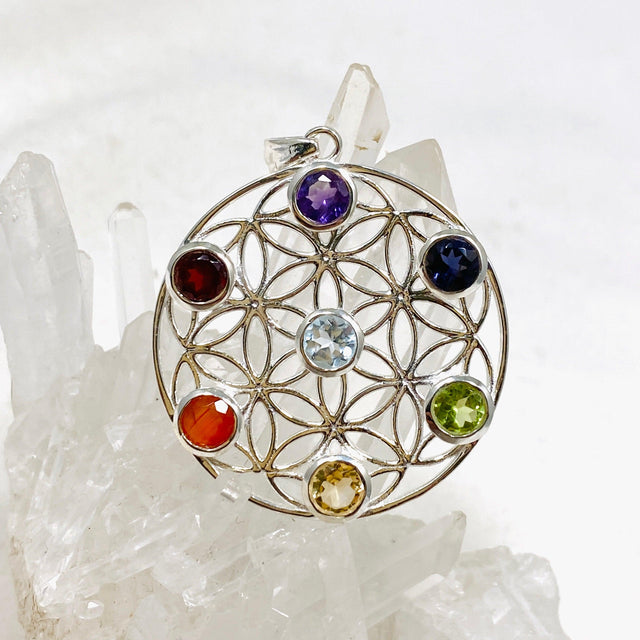 Chakra Mandala Pendant G2178 - Nature's Magick