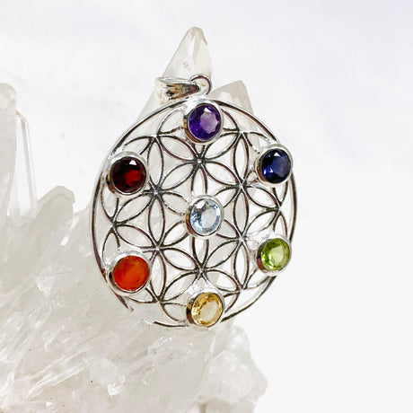 Chakra Mandala Pendant G2178 - Nature's Magick