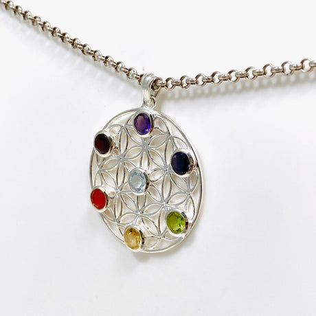 Chakra Mandala Pendant G2178 - Nature's Magick