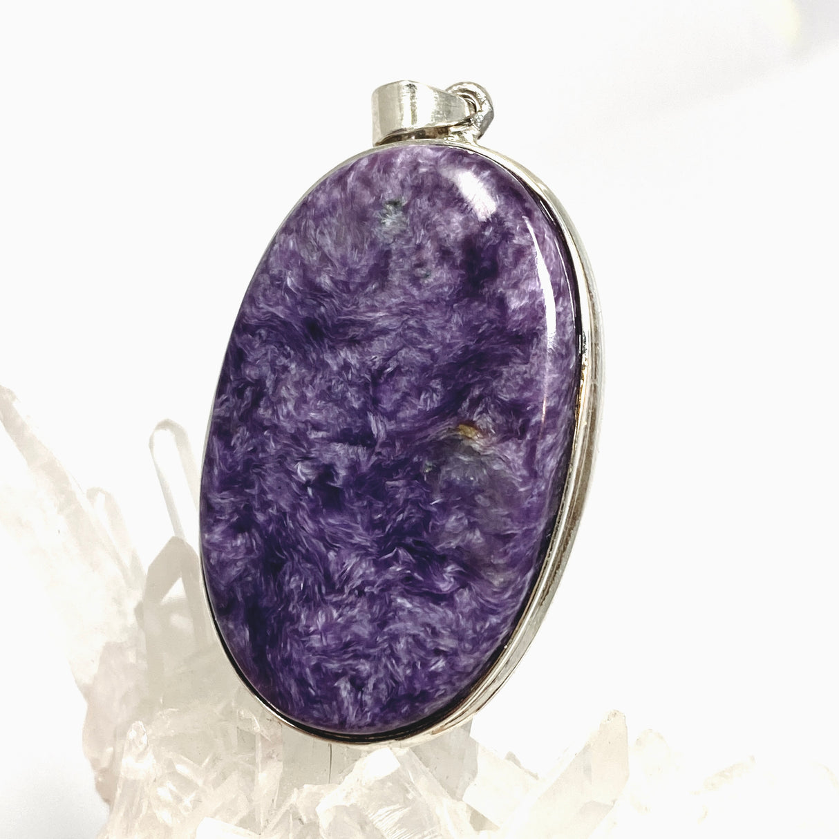 Charoite Oval Cabochon Pendant THP-28