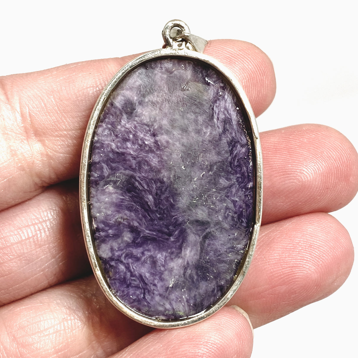 Charoite Oval Cabochon Pendant THP-28