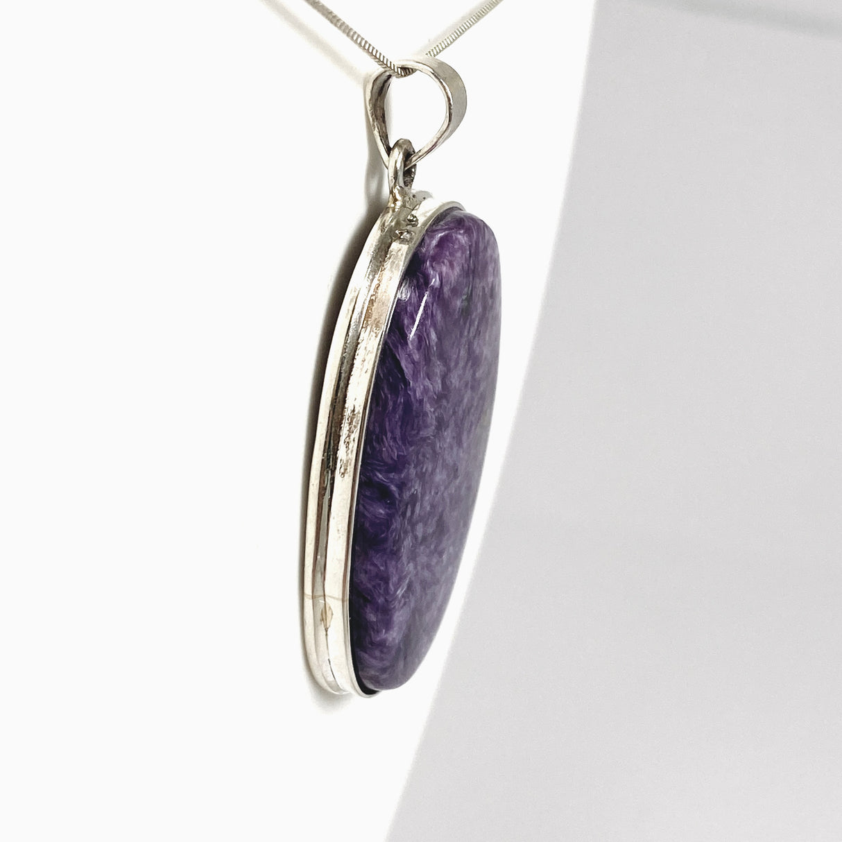Charoite Oval Cabochon Pendant THP-28