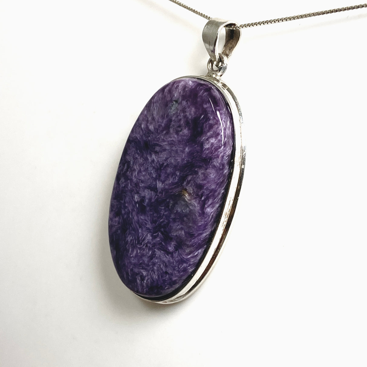 Charoite Oval Cabochon Pendant THP-28