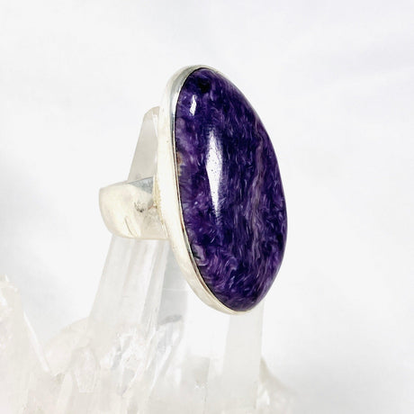 Charoite Oval Ring s.9 KRGJ3050 - Nature's Magick