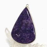 Charoite Teardrop Cabochon Pendant THP-29