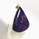 Charoite Teardrop Cabochon Pendant THP-29