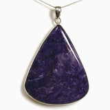 Charoite Teardrop Cabochon Pendant THP-29