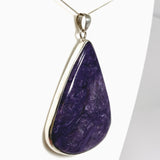 Charoite Teardrop Cabochon Pendant THP-29