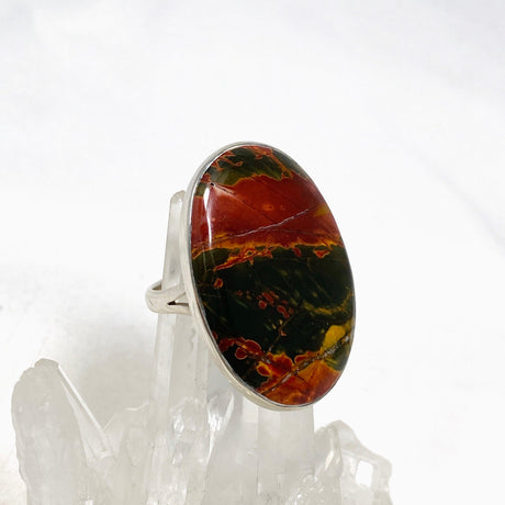 Cherry Creek Jasper oval ring s.11 KRGJ1604 - Nature's Magick