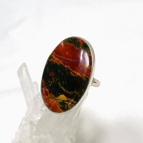 Cherry Creek Jasper oval ring s.11 KRGJ1604 - Nature's Magick